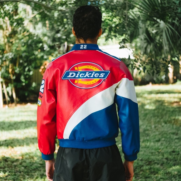 Dickies a legend in work #22 zipper racing jacket